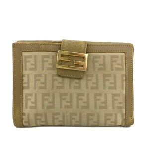 Fendi Zucchino Canvas Bifold Wallet #193703F12